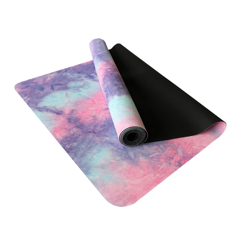 Tie-Dyed Natural Rubber Yoga Mat