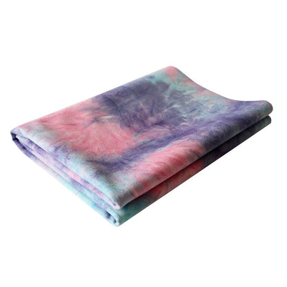 Tie-Dyed Natural Rubber Yoga Mat