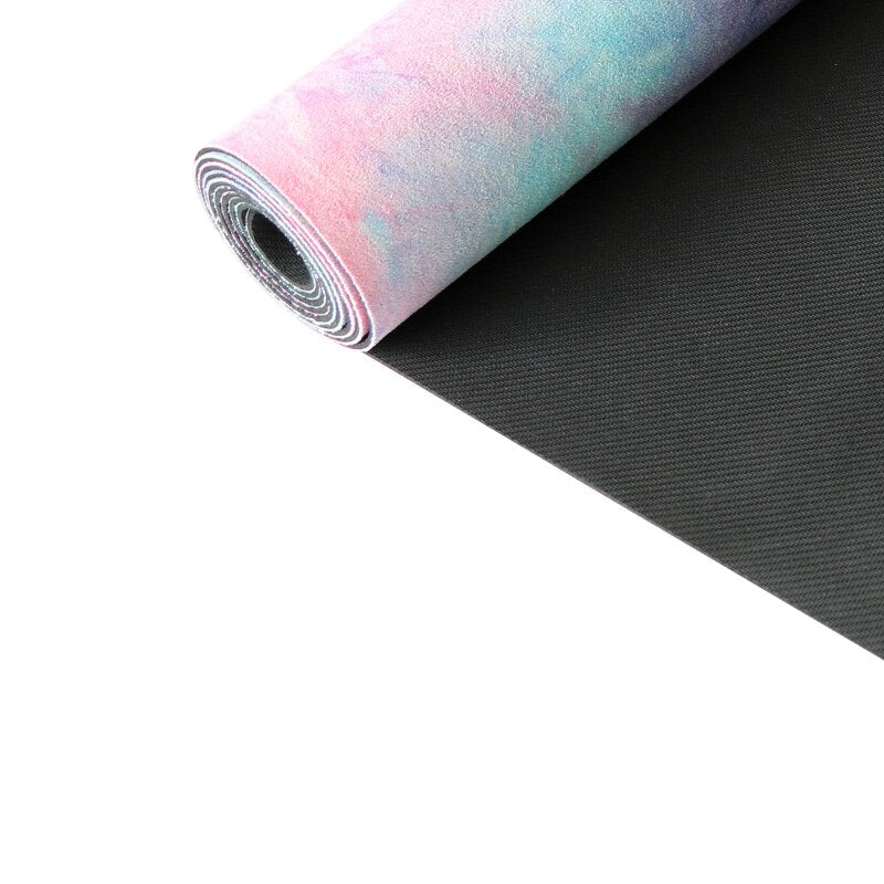 Tie-Dyed Natural Rubber Yoga Mat